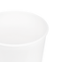 White Karat 44 oz Cold Paper Cup upper rim