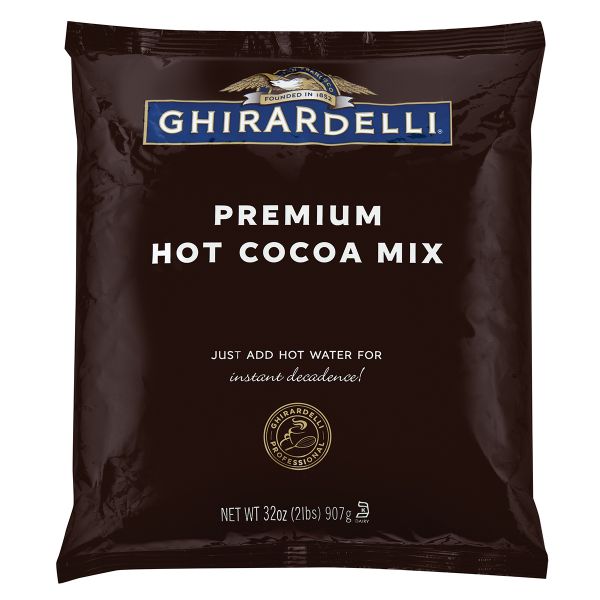 Brown 2lb bag of Premium Hot Cocoa Mix