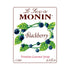 Monin Blackberry Syrup brand label