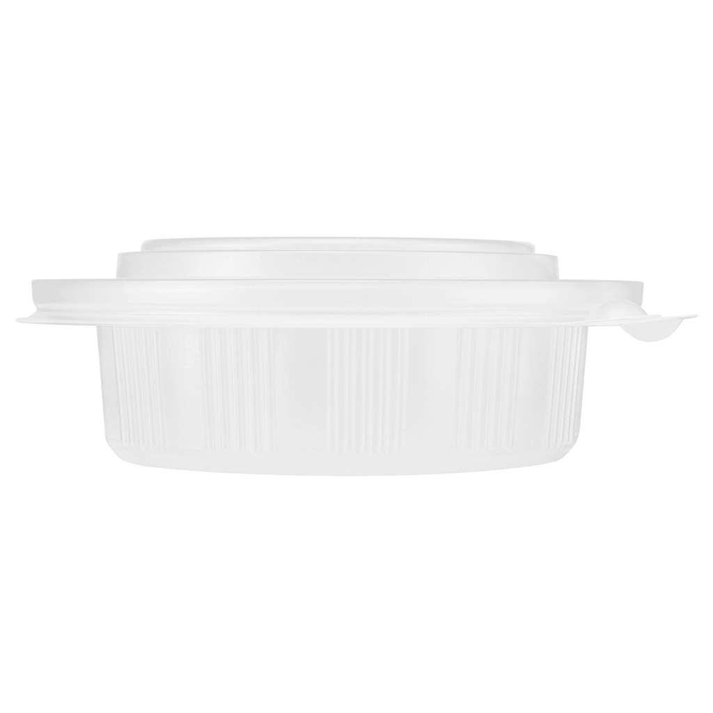 WHITE RECTANGULAR CONTAINER CHEF ELITE 16OZ - PP COMBO WITH CLEAR LID -  Plastic containers