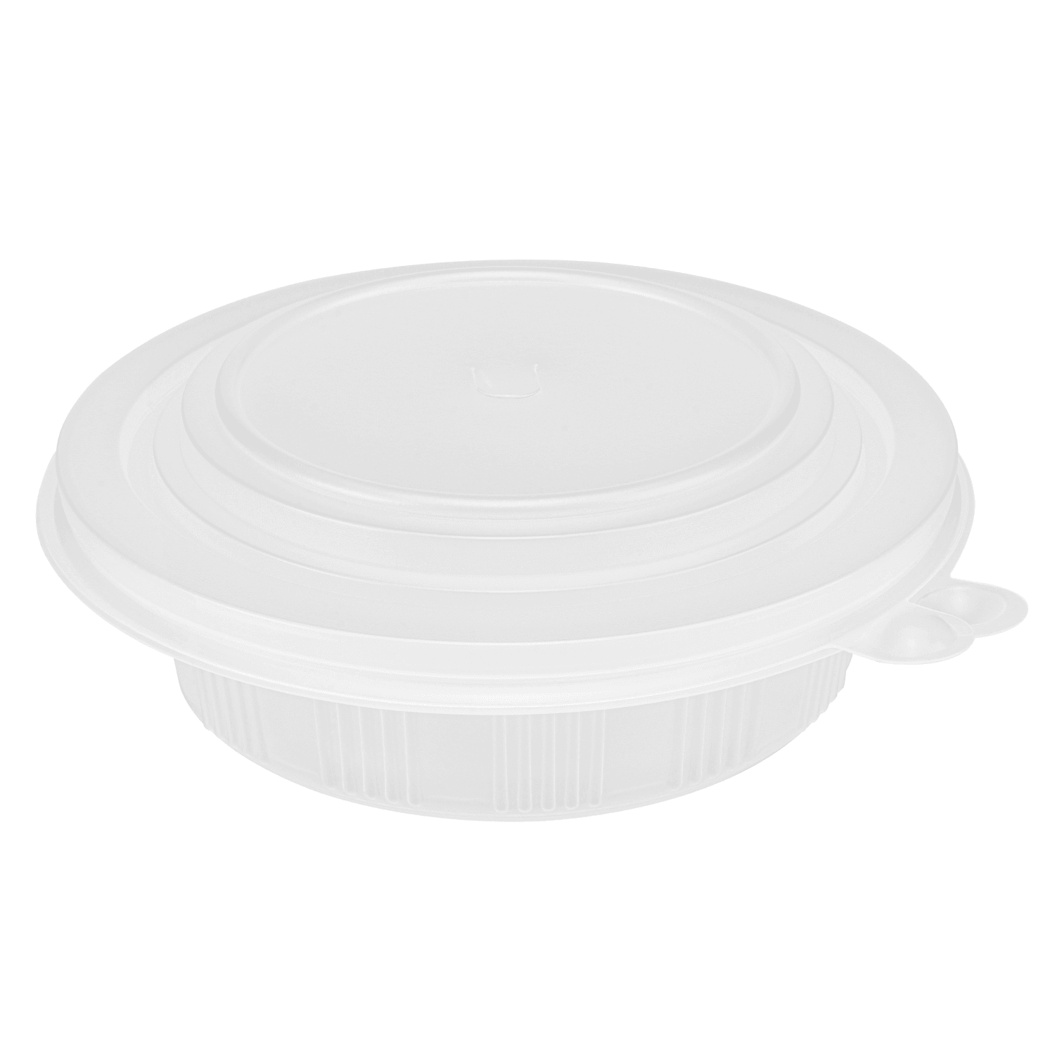 Clear Karat 16 oz PP Hinged Insert for 24-32 oz Paper Food Container 