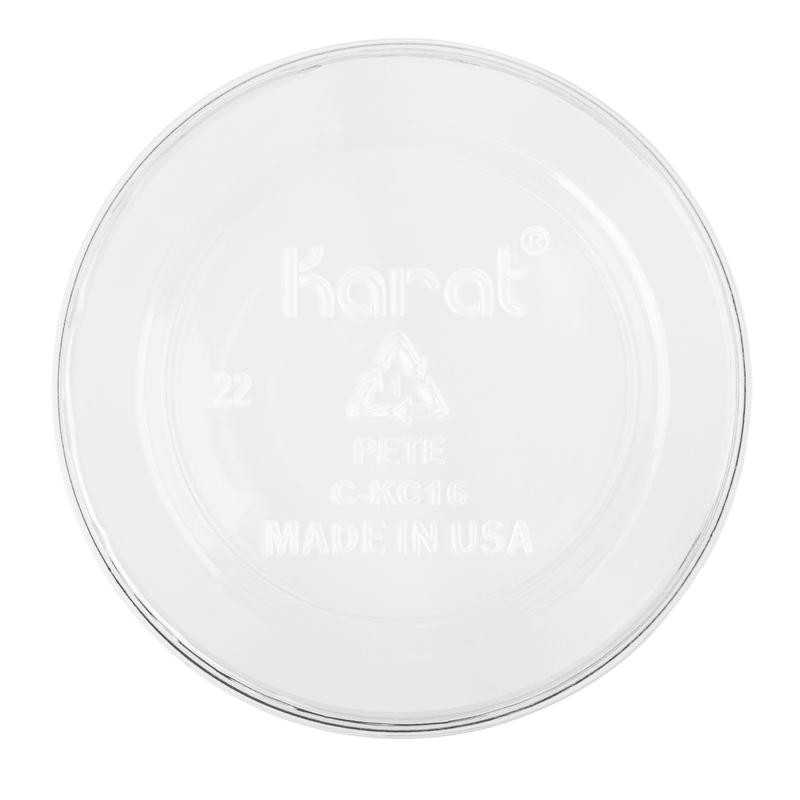 Karat Translucent PP Modern Cups 16 oz 500 CC 95mm 2000 Pcs C1011