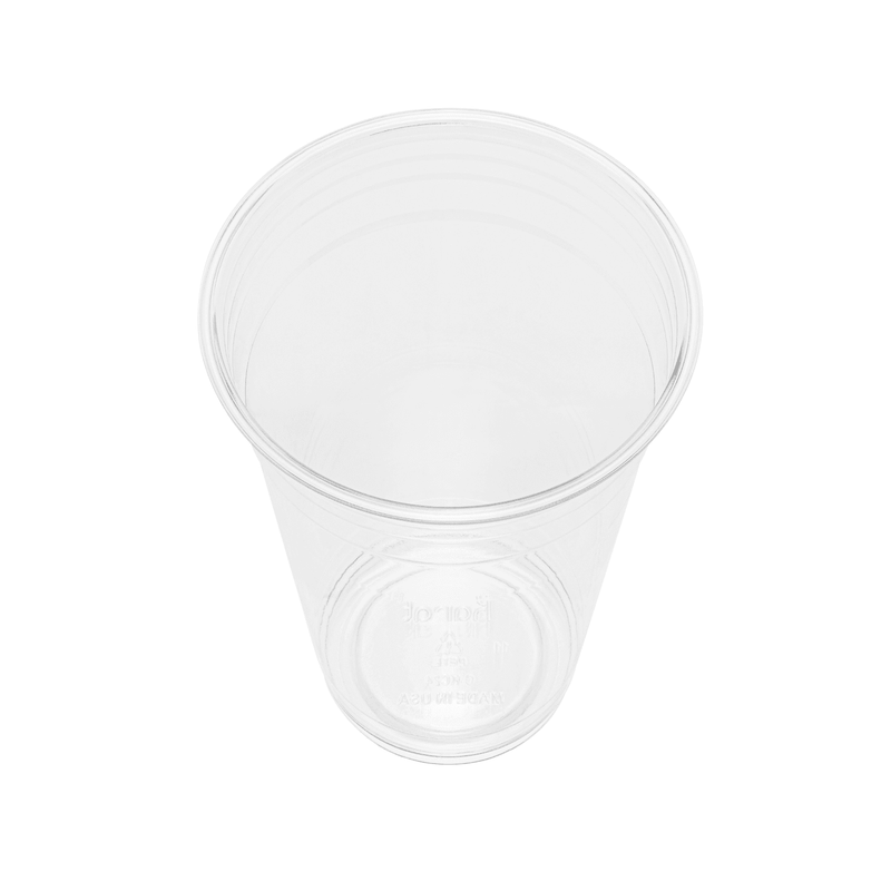 Plastic Cups - 24oz PET Cold Cups and PET Flat Lids (98mm