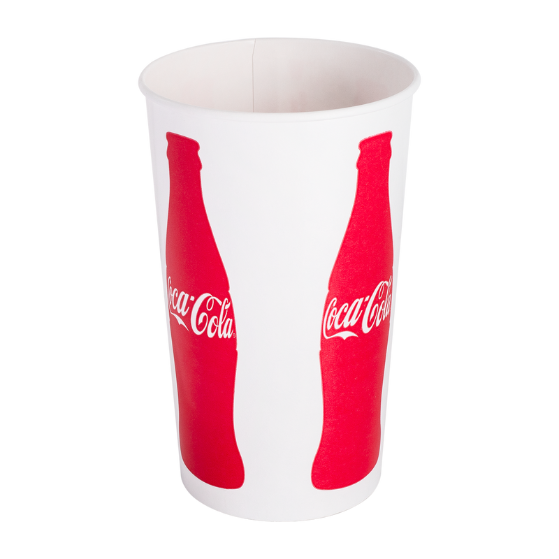 Karat 44oz Paper Cold Cups (115mm), Coca Cola Print- 480 pcs