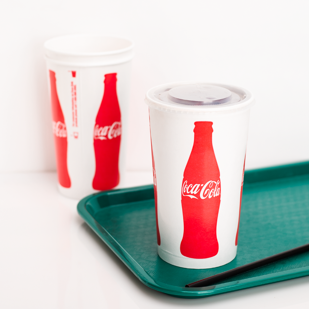 Coca Cola Paper Cups 22oz / 630ml  Coke Cups Coca Cola Vending Cups - Buy  at Drinkstuff