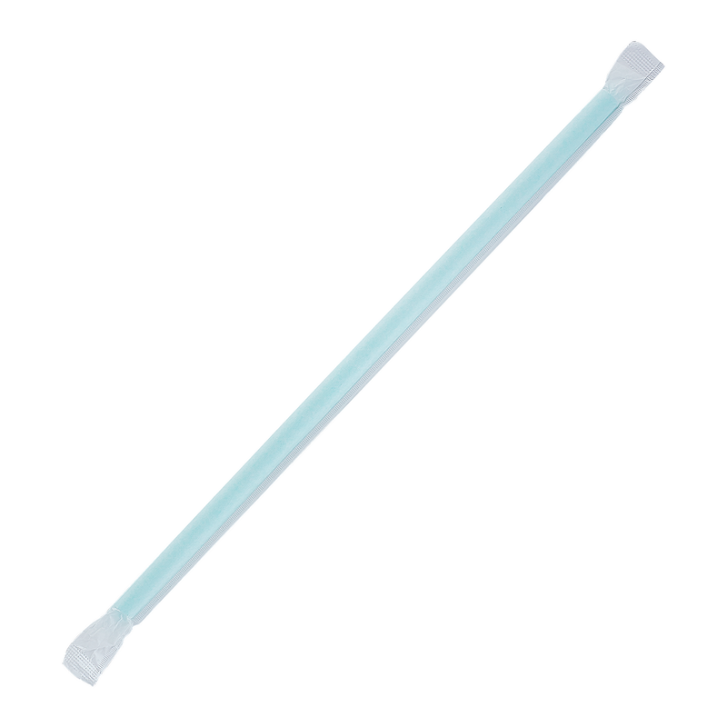 Aqua Karat 10.25'' Giant Straw unwrapped