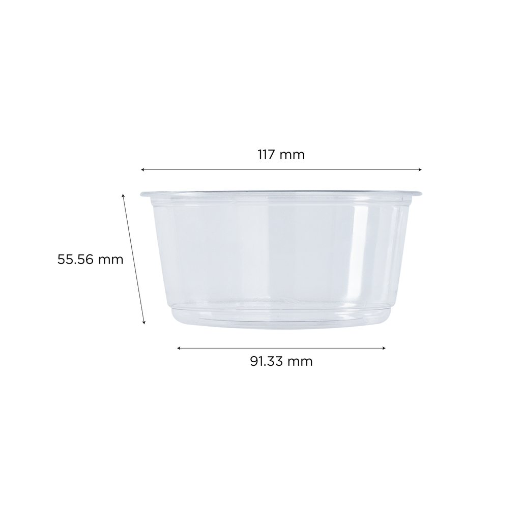 Karat Deli Containers 12 Oz Clear Case Of 500 Containers - Office Depot