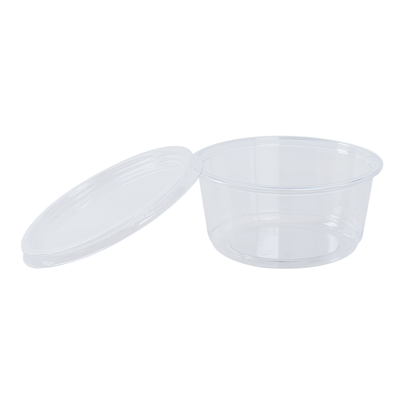 12 oz Heavy Duty Small Round Deli Food/Soup Plastic Containers w