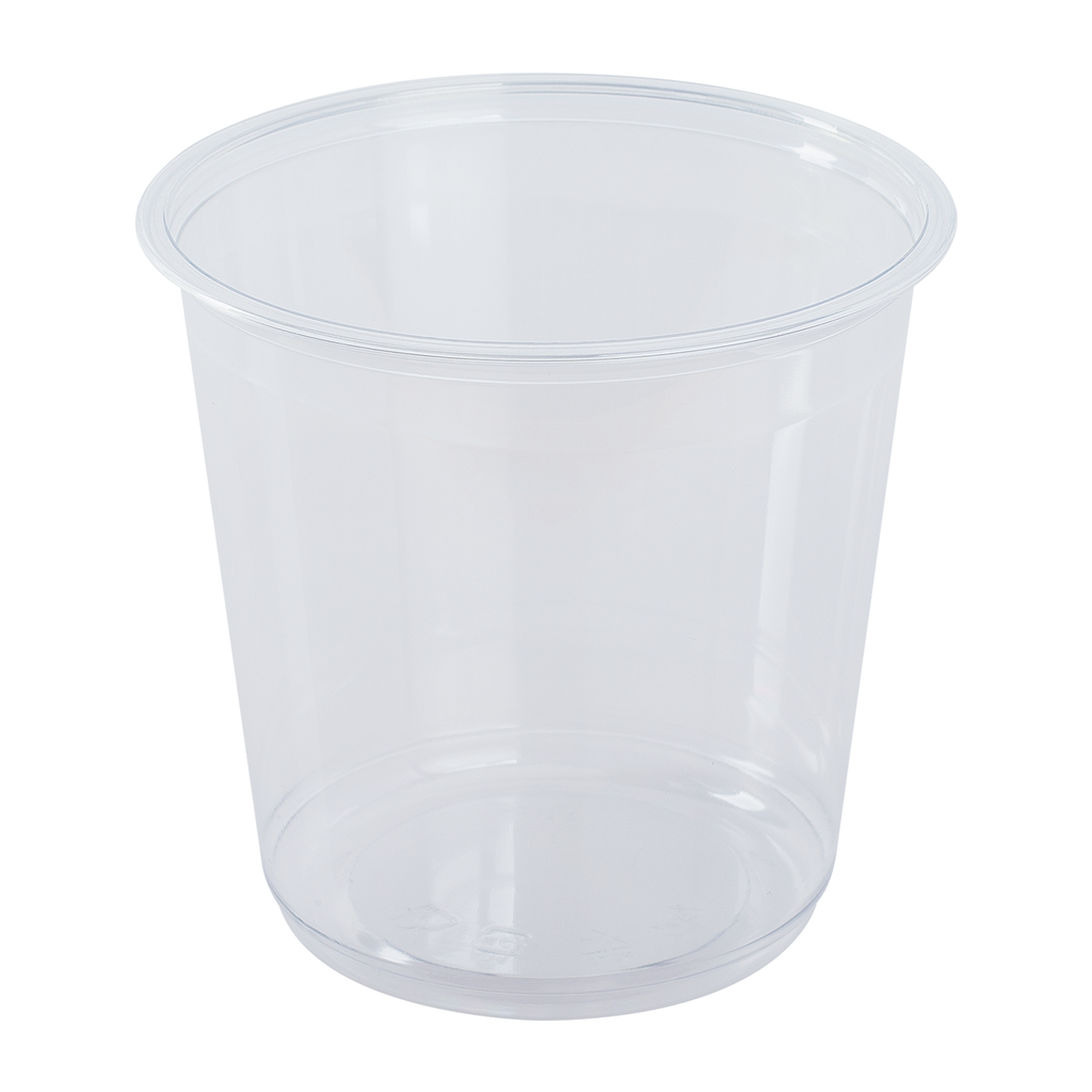 32 oz. Clear Plastic Soup/Food Containers w/Lids Combo (Microwaveable) - 24  Sets