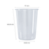 Clear Karat 32oz PET Round Deli Container measurements