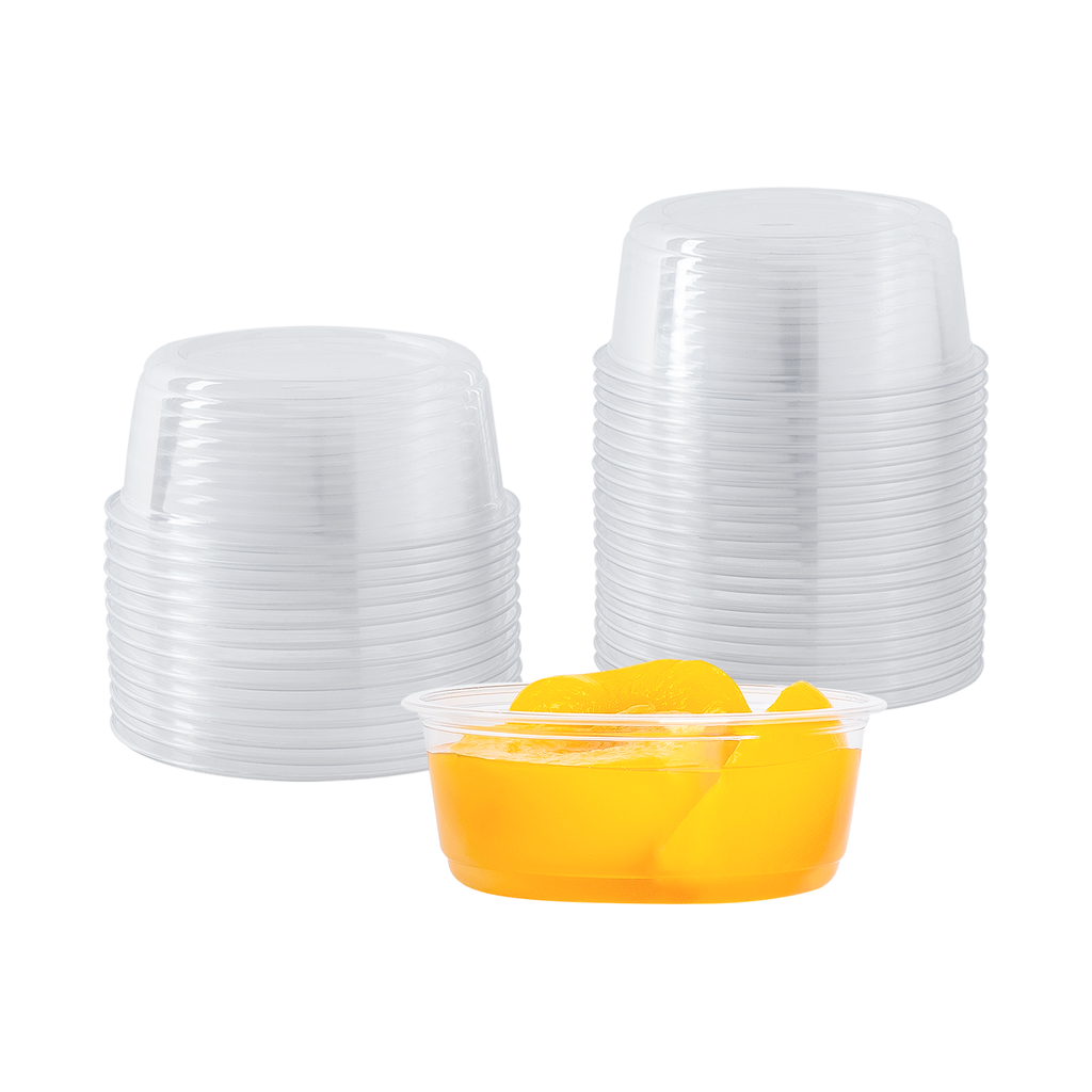 8 ounce Round Plastic Container IPL Retail Series
