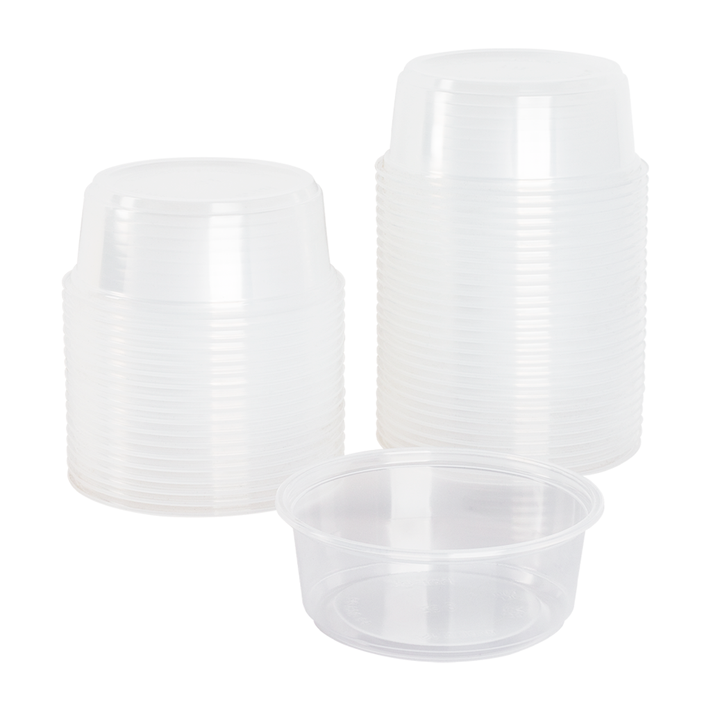 4.5″ 8 oz Deli Cup Pre-Punched 500 count
