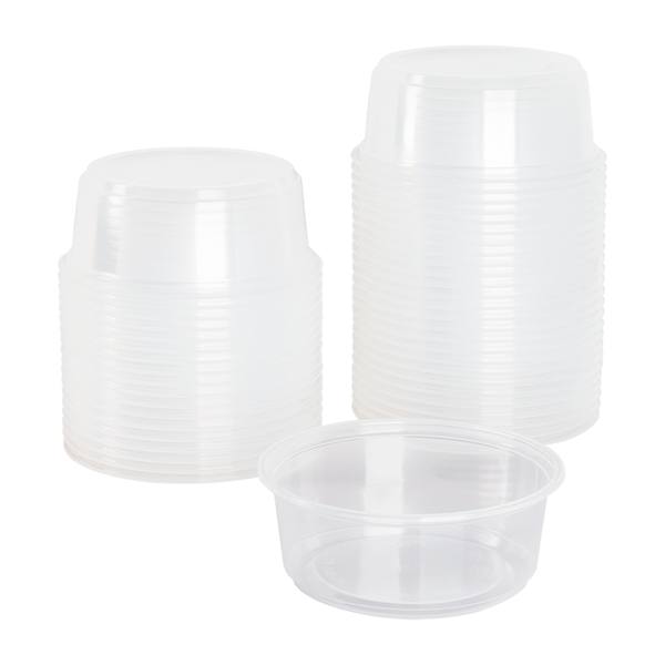 Karat 8 oz PP Plastic Deli Containers (117mm) - 500 pcs