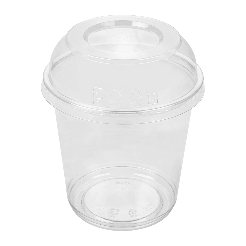 Choice Ultra Clear PET Plastic Round Deli Container Lid - 500/Case