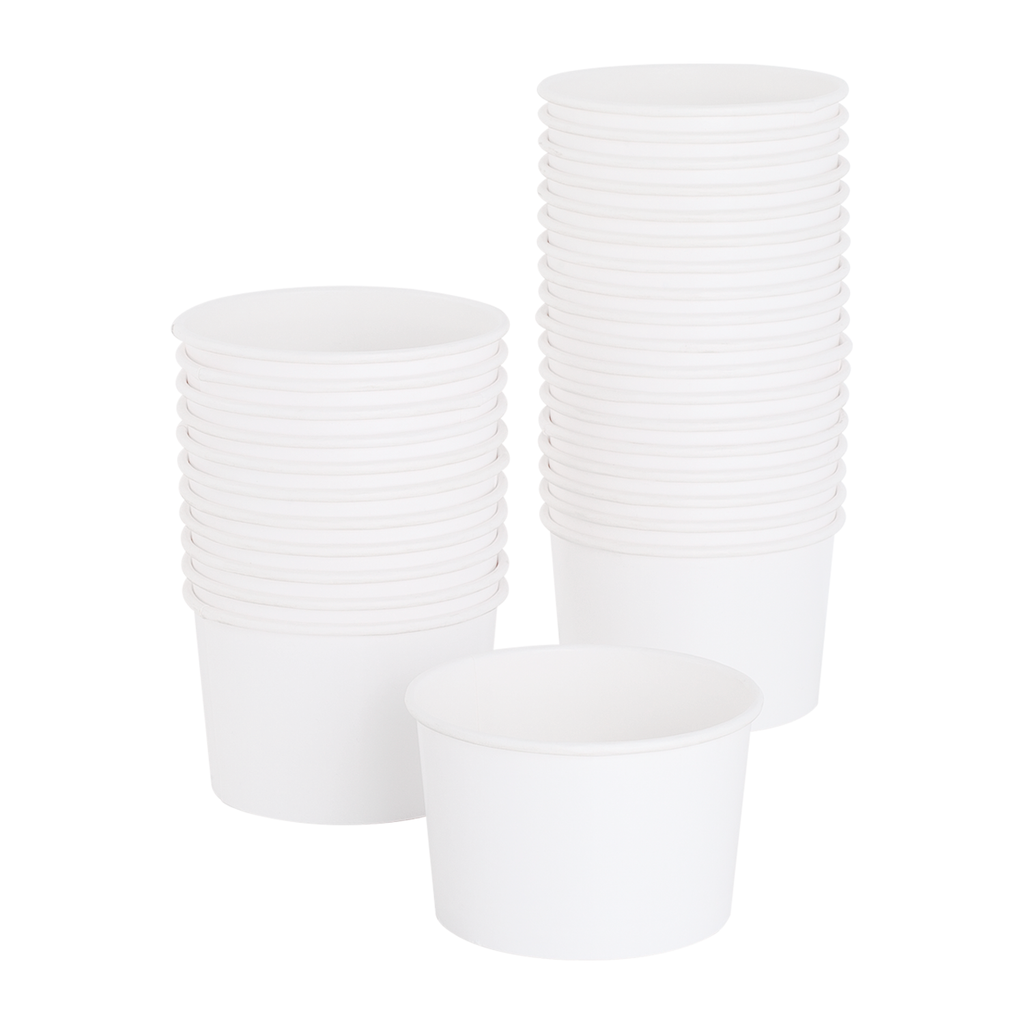 To Go Soup Containers 32oz Gourmet Food Cup - White (115mm) - 500 ct, Coffee Shop Supplies, Carry Out Containers
