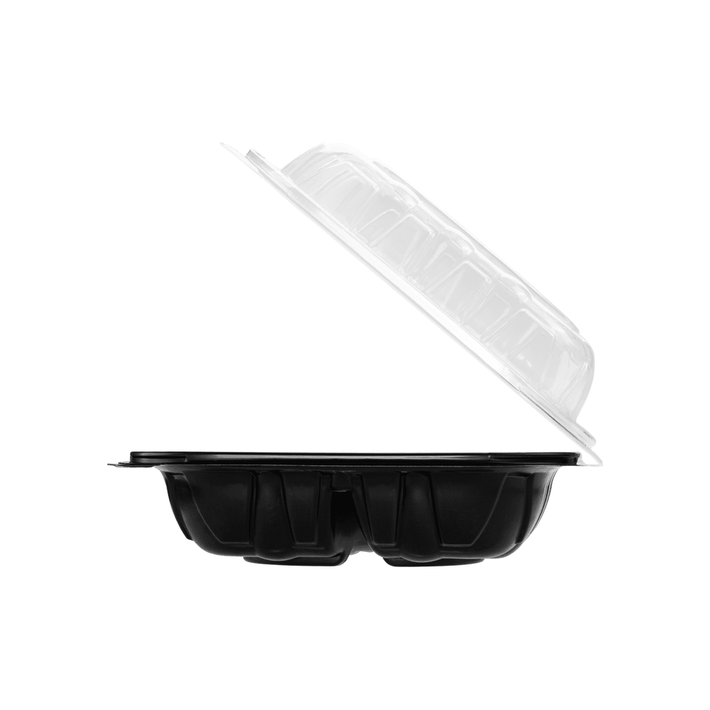 8 HINGED LID TO-GO CONTAINER (3 COMPARTMENT) 120PCS/CNT - LC-83