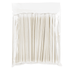 Karat Earth 9" Diagonal Cut Bamboo Fiber Jumbo Straws (6mm) Paper Wrapped, Natural - 4,000 pcs