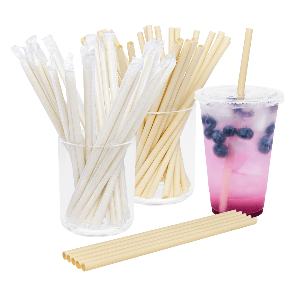 12mm Bamboo Fiber Drinking Straws - Homestraw