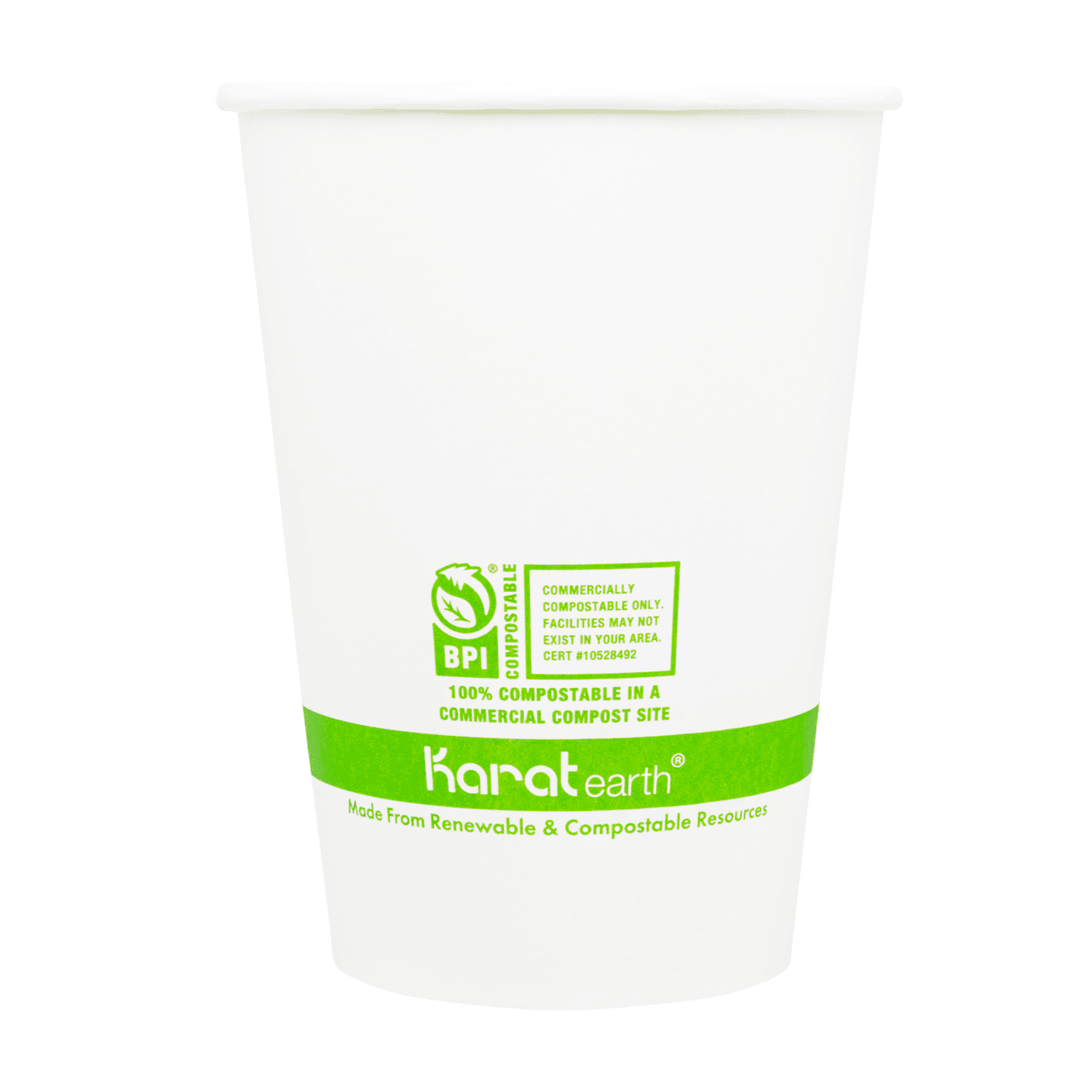 Karat Earth 32oz Eco-Friendly Gourmet Paper Food Container (114.6mm), Generic Print - 500 pcs