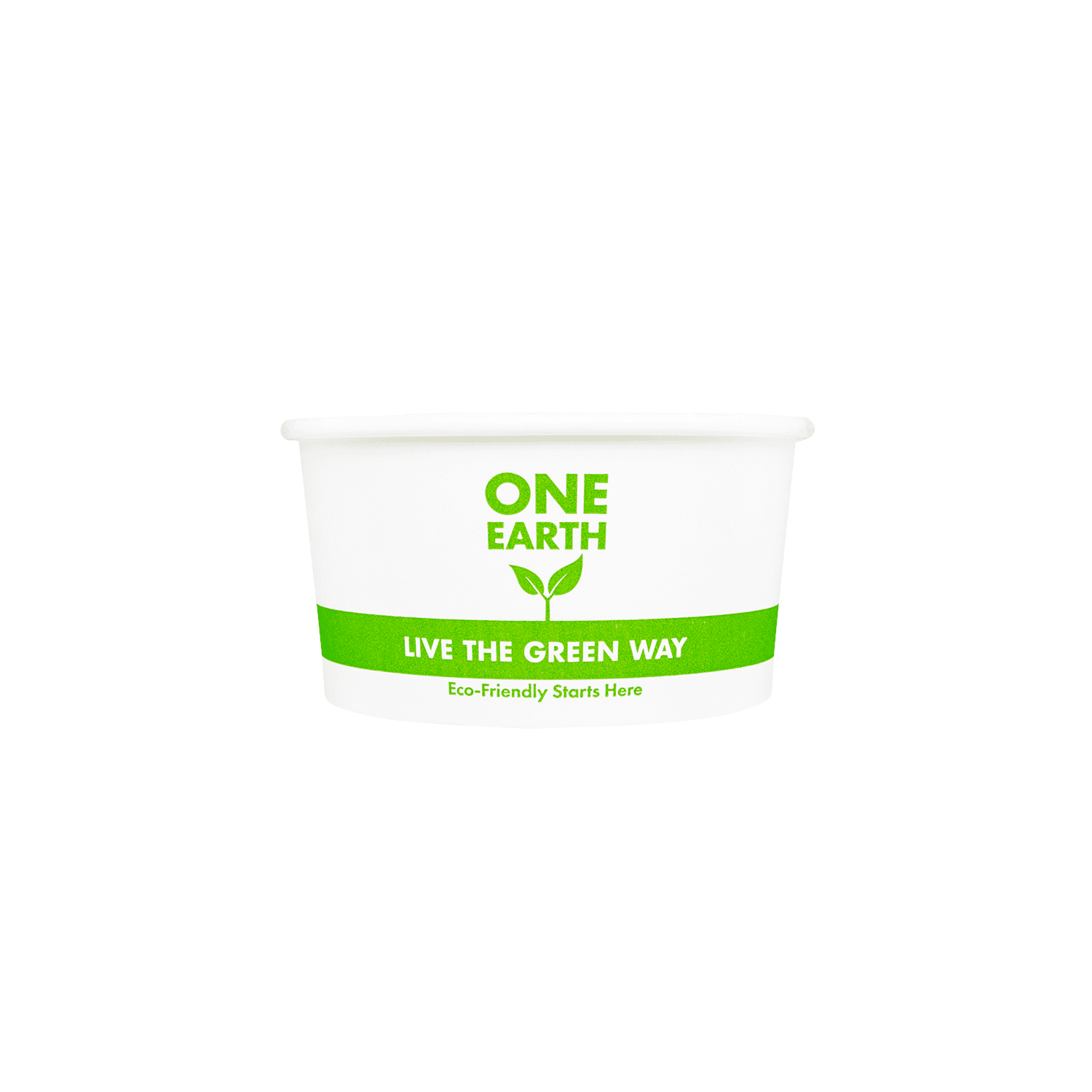 Karat Earth Eco-Friendly 6oz Paper Cold/Hot Food Container (90.8mm), Generic Print - 1,000 pcs