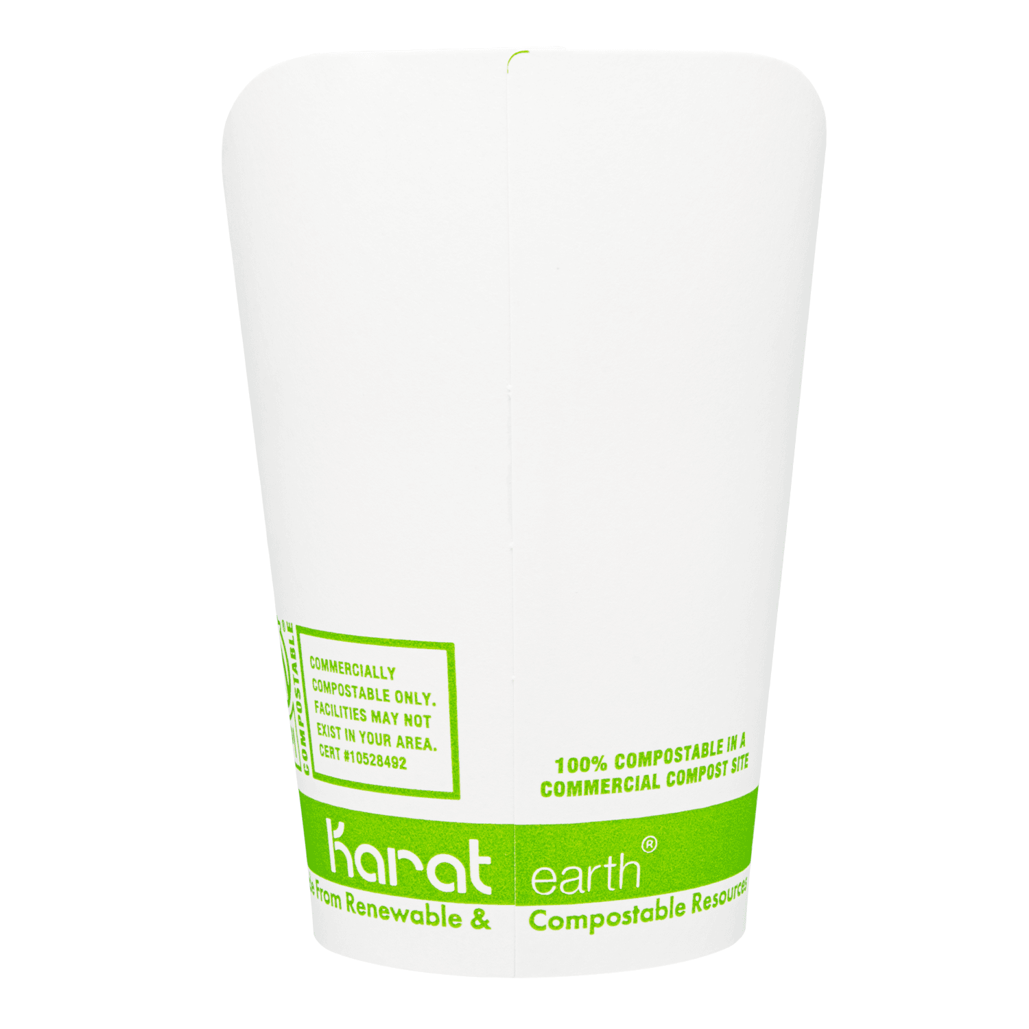 Karat Earth 5.5oz Eco-Friendly Paper Scoop Cup, Generic Print - 1,000 pcs