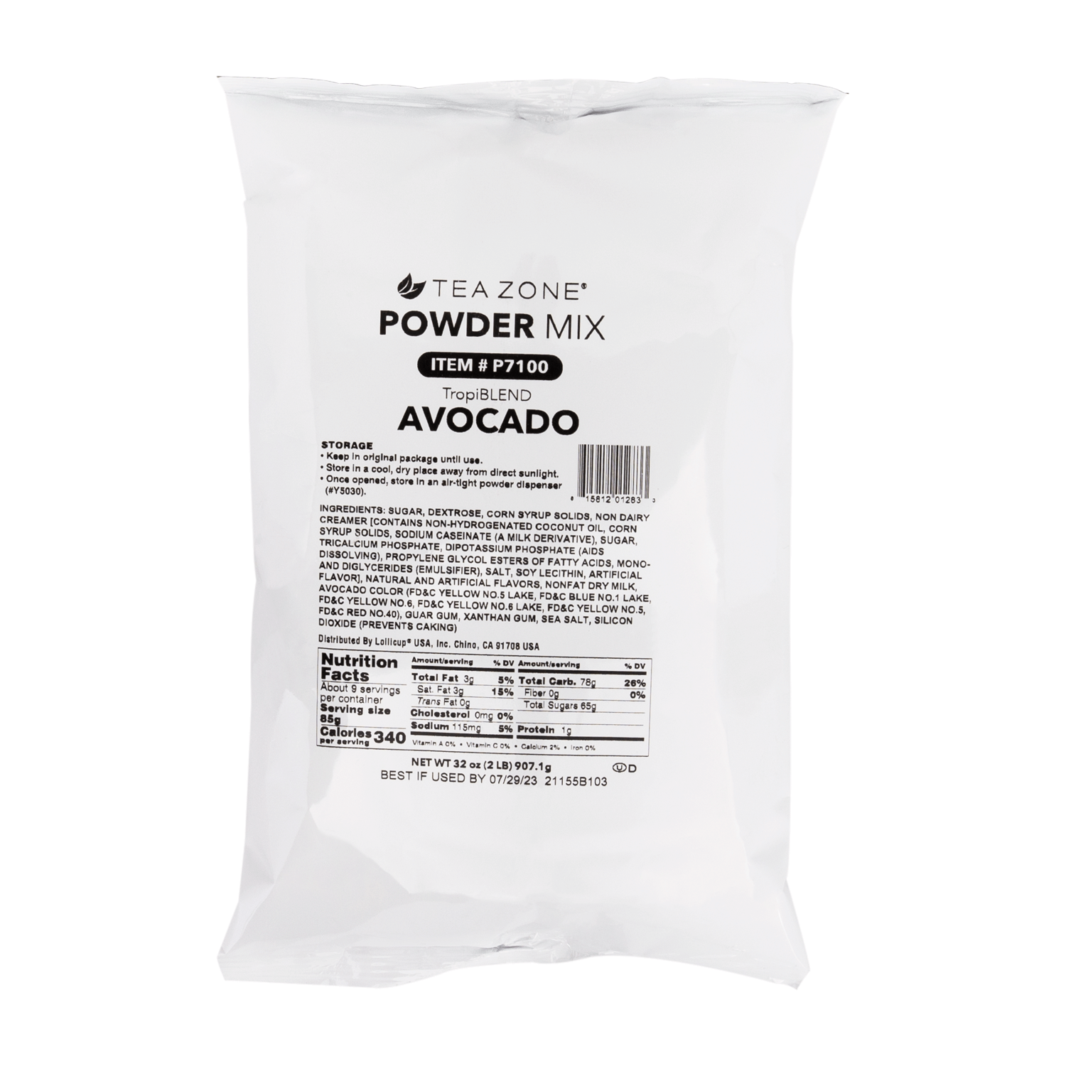 Tea Zone TropiBLEND Avocado Powder - Bag (2 lbs)