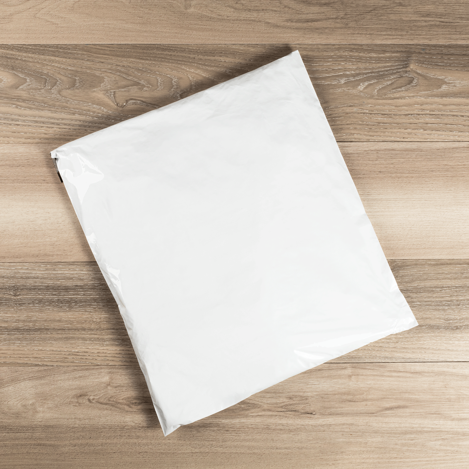 White Karat Polyethylene Mailer with Tamper-Evident Adhesive Closure, 15.75''x17.33"