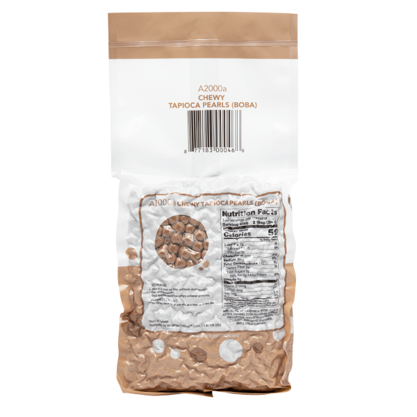 Tea Zone Chewy Tapioca Pearls (Boba) - Bag (6 lbs)