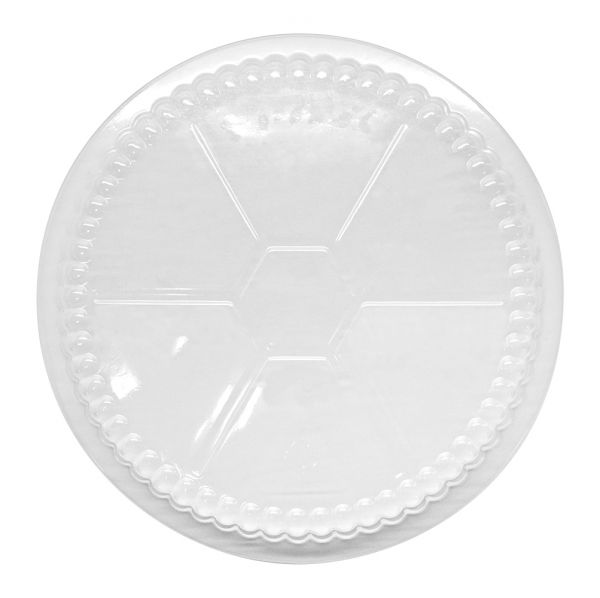 Clear Karat 7" OPS Dome Lids for Foil Containers 