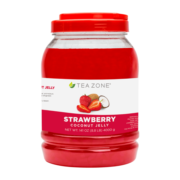 Tea Zone Strawberry Coconut Jelly - Jar (8.8 lbs)