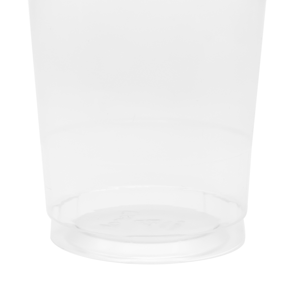 Clear Karat 32oz PET Plastic Cold Cup bottom edge