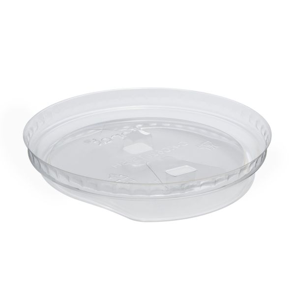 Karat 98mm Strawless Sipper lid for 12-24oz PET Plastic cup