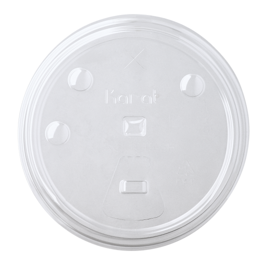 [600 ct] 32 oz Strawless Sipper Lids | PET | 104.5 mm | Clear | With F ...