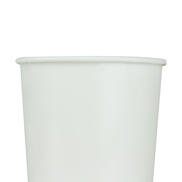 CCF 96MM Vented White Paper Lid for 8/10/12/16oz Soup Pint Cup