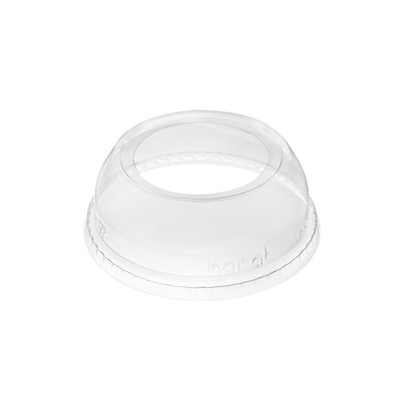 Karat 95mm PET Plastic Dome Lids - 2,000 ct