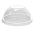 78mm PET Plastic Dome Lids, No Hole - 1,000 pcs