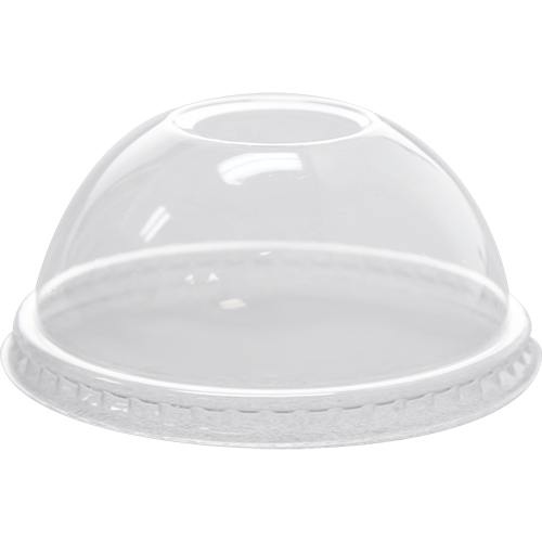 Karat 78mm PET Plastic Dome Lids - 1,000 pcs