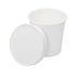Karat 8 oz Gourmet Food Container with Paper Lids (96mm) - 1,000 sets