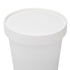 Karat 96mm Paper Lid for 6-16 oz Gourmet Paper Cold/Hot Food Containers - 1,000 pcs