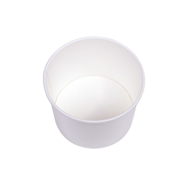 10 oz Paper Food Containers - White - 1,000 count - 96mm