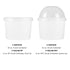 White Karat Food Container with lid options