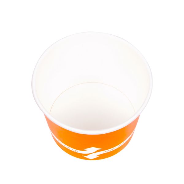 Orange Karat 12oz Food Container