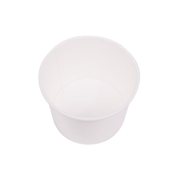 White Karat 12oz Food Containers from above