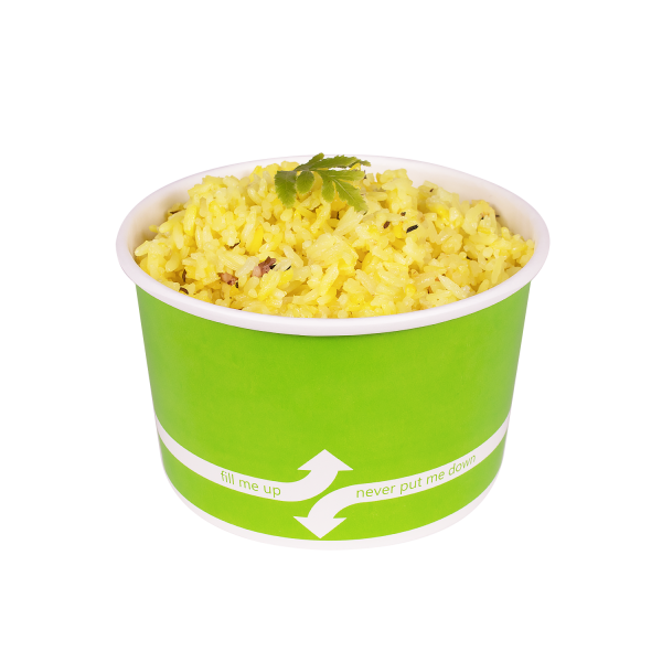 Karat 20oz Food Container with rice