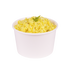 White Karat 20oz Food Container with rice
