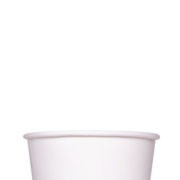 Paper Food Containers - 24oz Food Containers - White (142mm) - 600 ct, Coffee Shop Supplies, Carry Out Containers