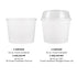 White Karat 32oz Food Containers with a matching flat and dome lid