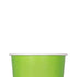 Green Karat 4oz Food Containers with upper edged rim