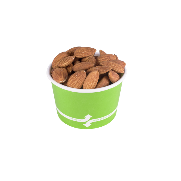 Green Karat 4oz Food Containers with almonds