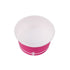 Pink Karat 4oz Food Containers inside from top view